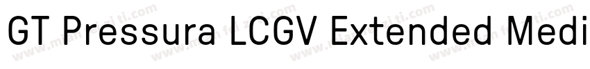 GT Pressura LCGV Extended Medium字体转换
